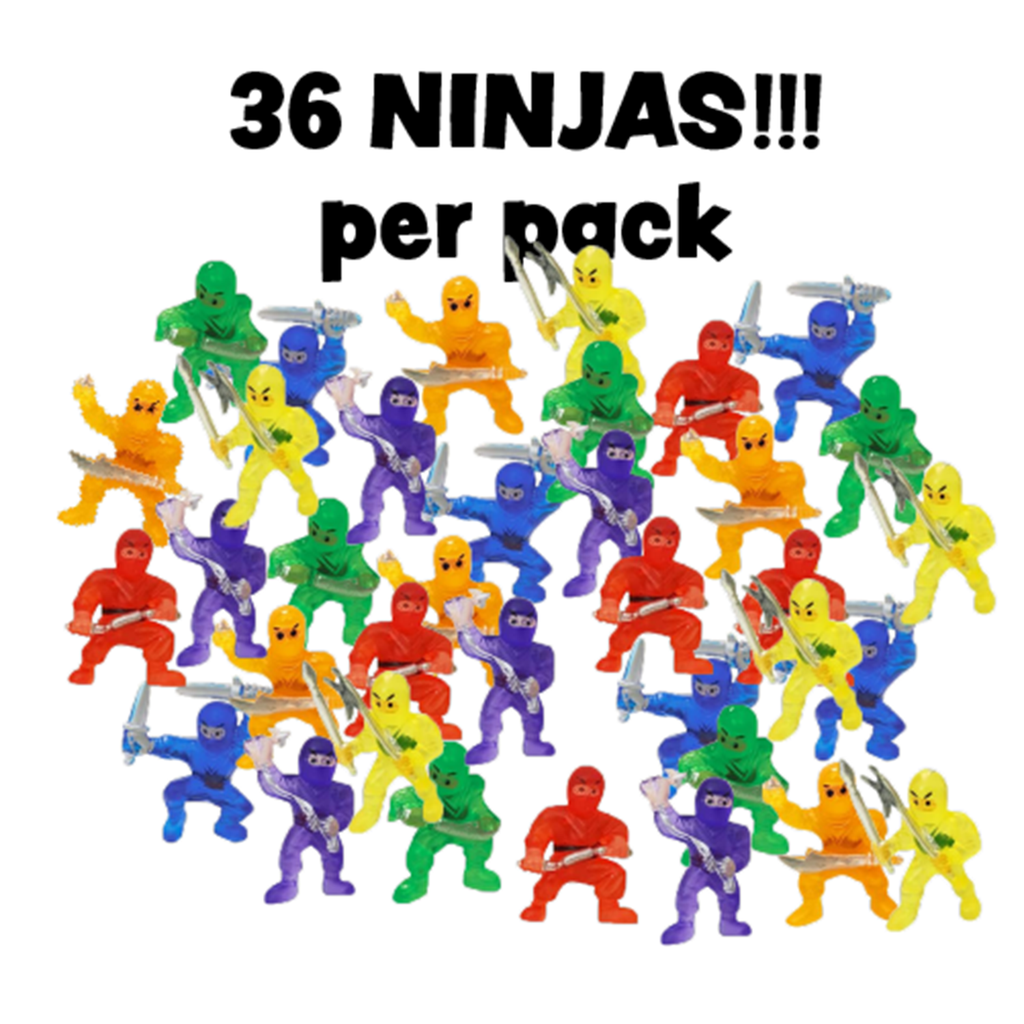 Mini Ninja Action Figures Set – 36 Ultimate Ninja Warriors Toy Pack!